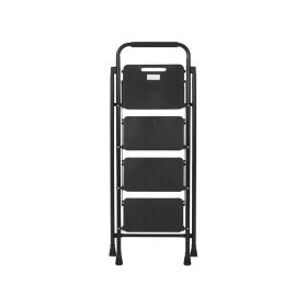 Garden Tools Portable Folding Ladder with Wide Anti-Slip Pedal (Color: Black, Type: Style C)